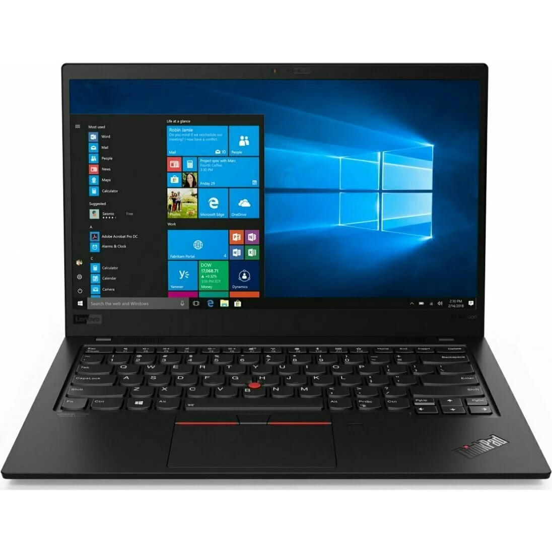 Lenovo ThinkPad X1 Carbon (Gen 7) 20QD003JRT, ноутбук (ЛЕНОВО) Lenovo ThinkPad X1 Carbon (Gen 7) 20QD003JRT, ноутбук (ЛЕНОВО)