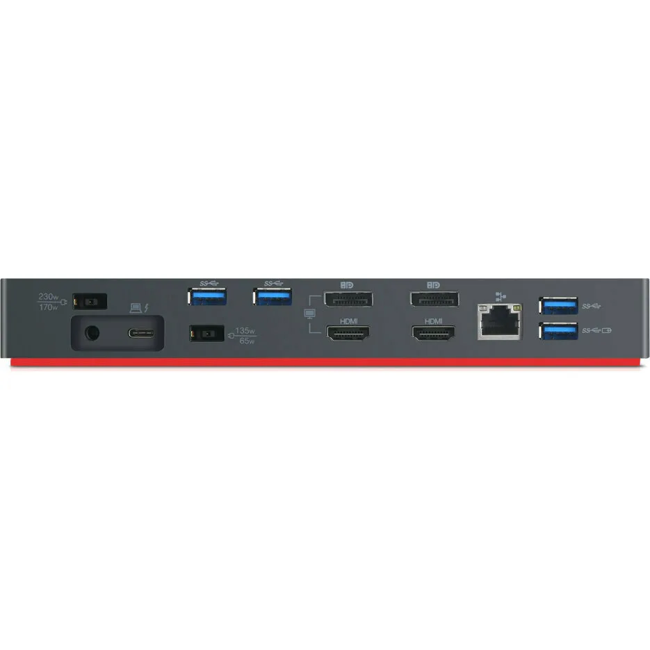 Док-станция Lenovo 40ANY230EU ThinkPad Thunderbolt 3 Workstation Dock Gen 2 (ЛЕНОВО) Док-станция Lenovo 40ANY230EU ThinkPad Thunderbolt 3 Workstation Dock Gen 2 (ЛЕНОВО)