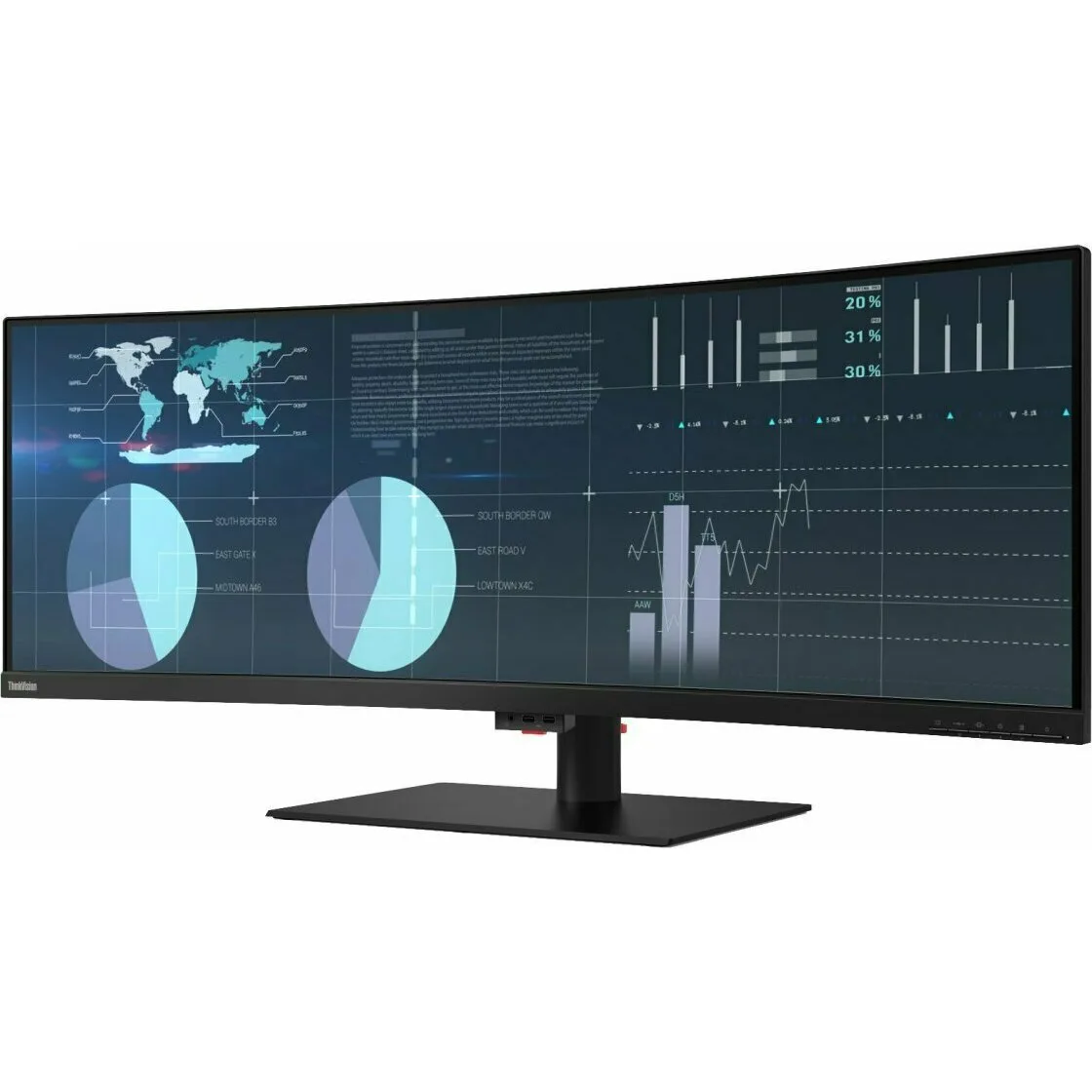 Монитор Lenovo ThinkVision P44w-10 61D5RAT1EU (ЛЕНОВО) Монитор Lenovo ThinkVision P44w-10 61D5RAT1EU (ЛЕНОВО)